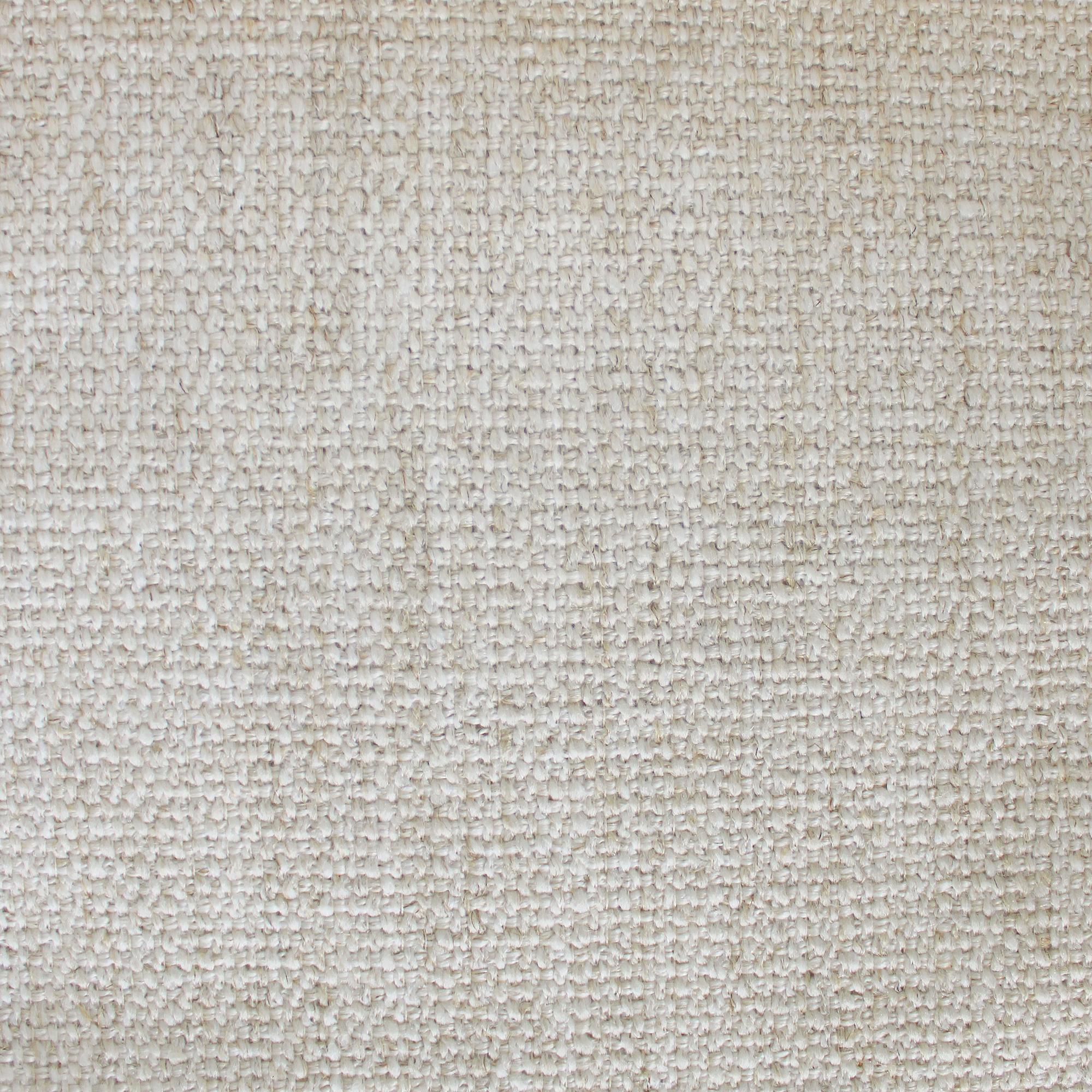 Durant fabric in color Natural showcasing fabric solid linen blend upholstery fabric.