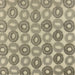 Edina fabric in color Pewter showcasing fabric circular jacquard velvet on linen look upholstery fabric.