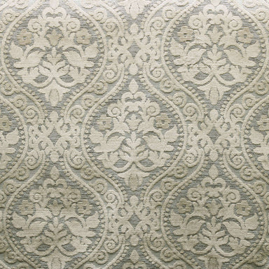 Elisha fabric in color Beige showcasing fabric jacquard damask chenille on linen look upholstery fabric & drapery & curtain fabric.