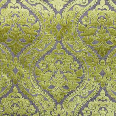 Elisha fabric in color Citrine showcasing fabric jacquard damask chenille on linen look upholstery fabric & drapery & curtain fabric.