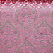 Elisha fabric in color Fuschia showcasing fabric jacquard damask chenille on linen look upholstery fabric & drapery & curtain fabric.