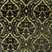 Elisha fabric in color Black showcasing fabric jacquard damask chenille on linen look upholstery fabric & drapery & curtain fabric.