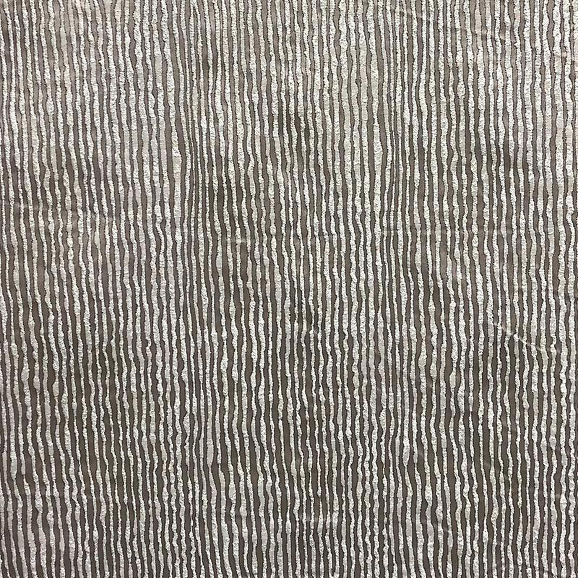 Elizabeth fabric in color Mocha showcasing fabric textured striped faux silk drapery & curtain fabric.