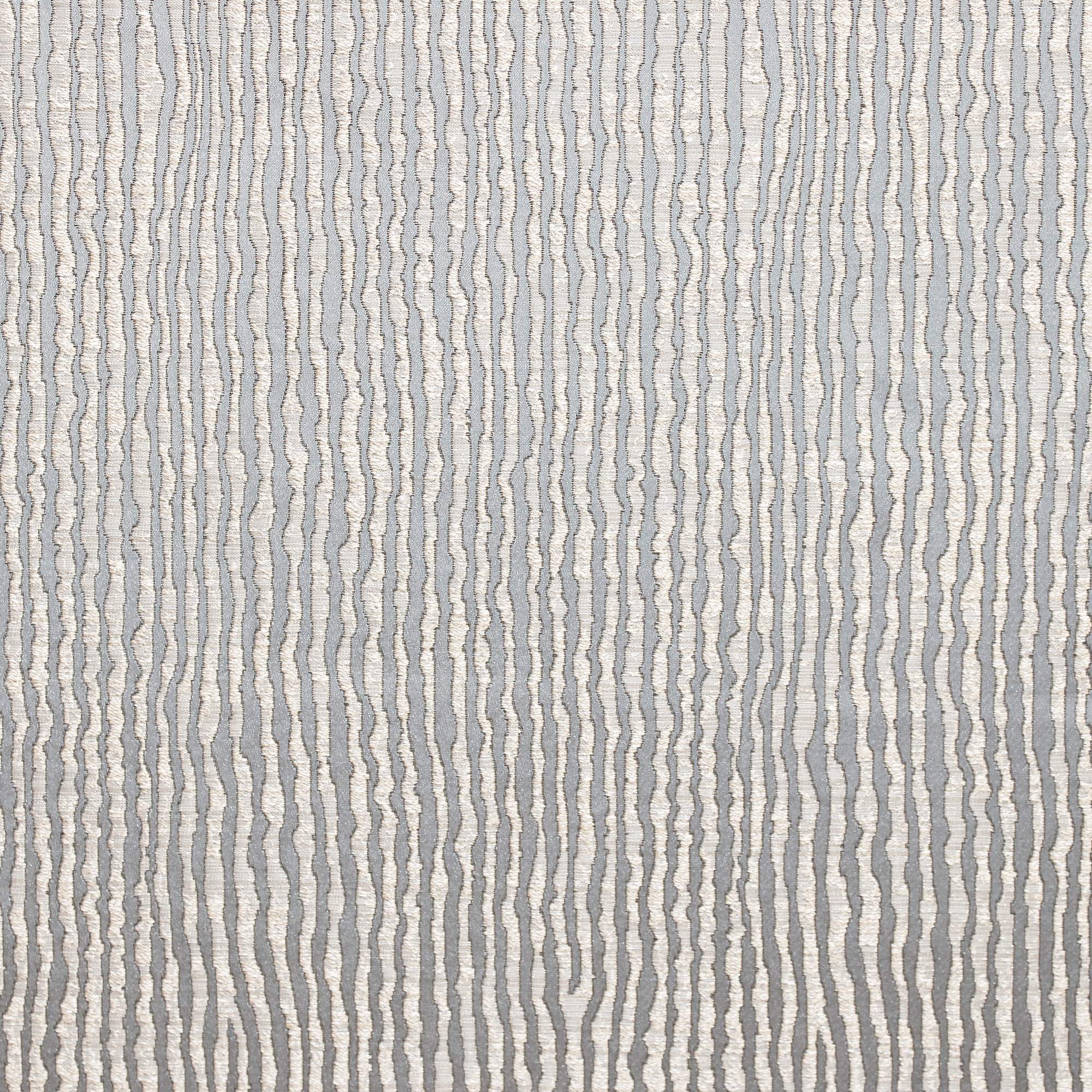 Elizabeth fabric in color Silver showcasing fabric textured striped faux silk drapery & curtain fabric.