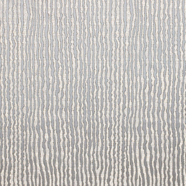Elizabeth fabric in color Silver showcasing fabric textured striped faux silk drapery & curtain fabric.