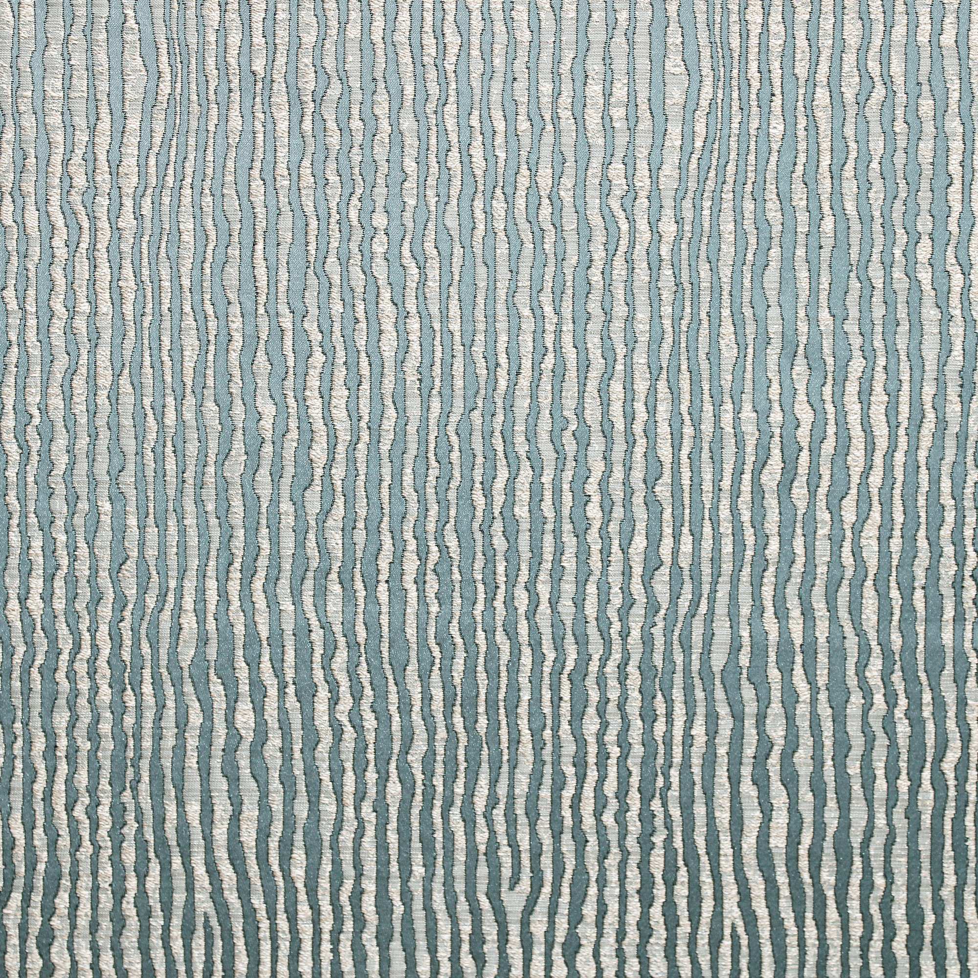 Elizabeth fabric in color Sky showcasing fabric textured striped faux silk drapery & curtain fabric.