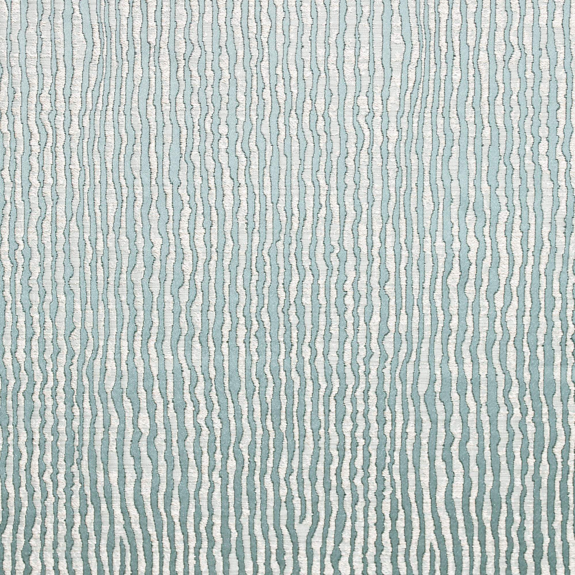 Elizabeth fabric in color Teal showcasing fabric textured striped faux silk drapery & curtain fabric.