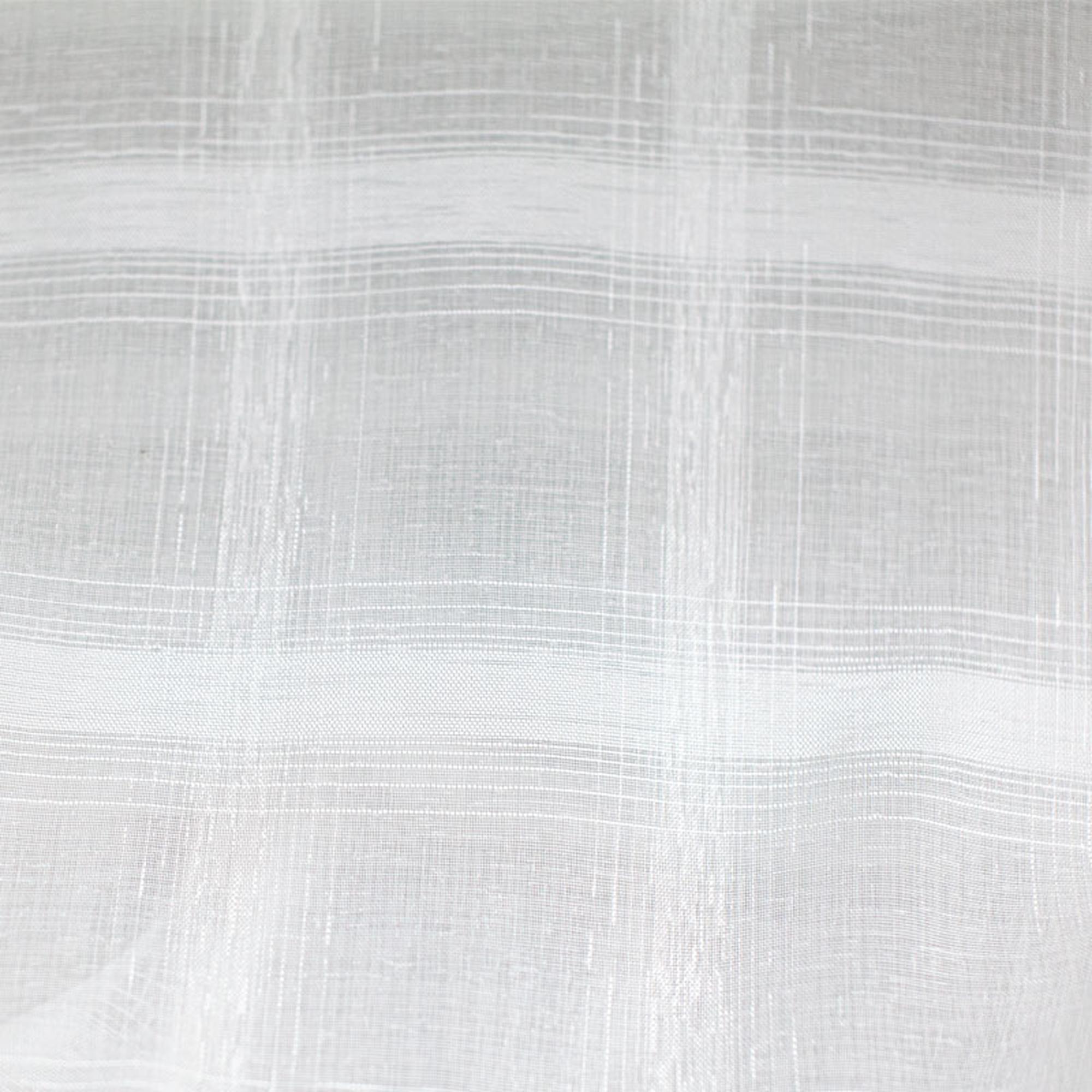 Ellen fabric in color White showcasing fabric plaid sheer drapery & curtain fabric.