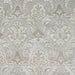 Evangeline fabric in color Pewter showcasing fabric multi-color traditional damask upholstery fabric & drapery & curtain fabric.