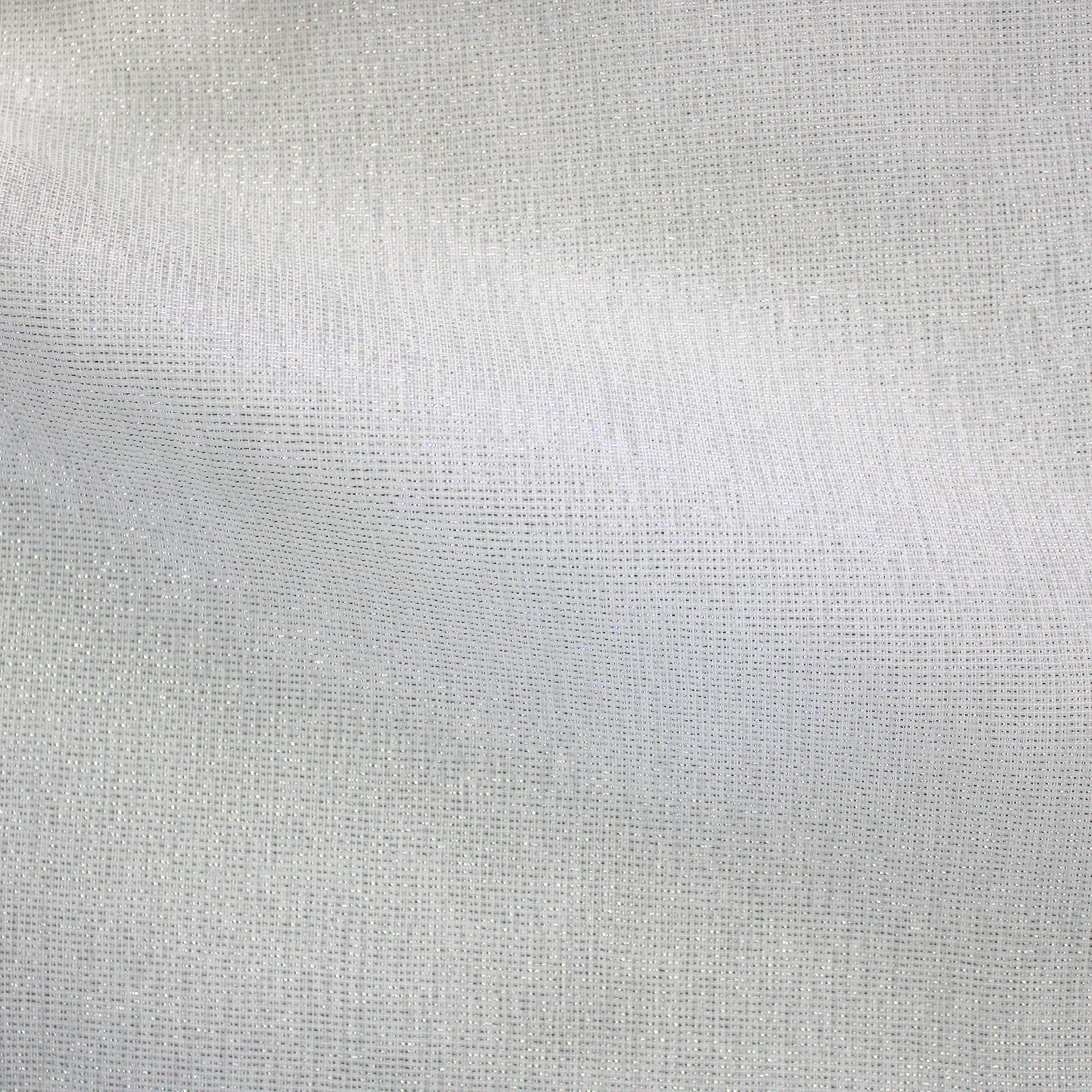 Everly fabric in color Silver showcasing fabric solid sheer fabric drapery & curtain fabric.