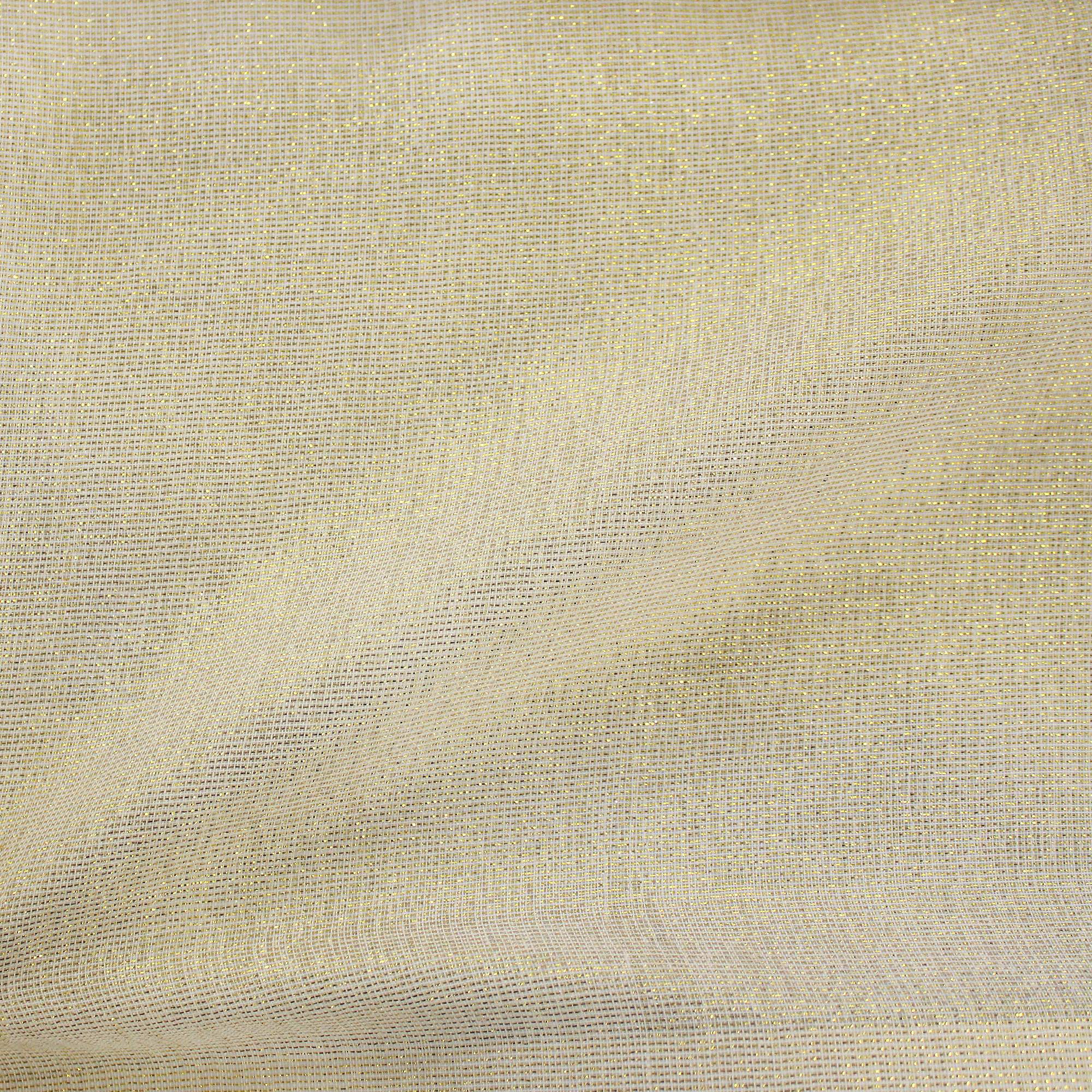 Everly fabric in color Gold showcasing fabric solid sheer fabric drapery & curtain fabric.