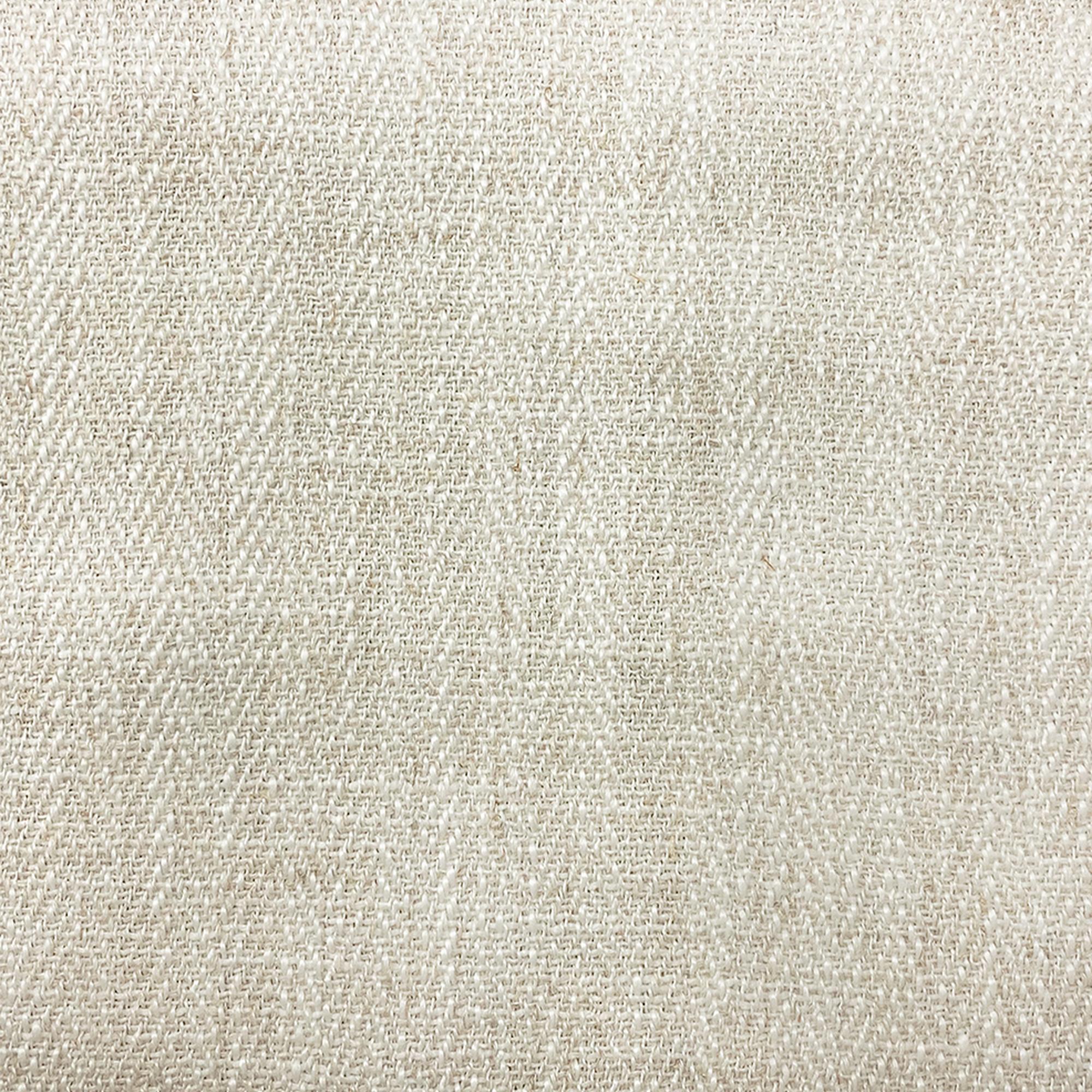 Fedora fabric in color Natural showcasing fabric chevron linen blend drapery & curtain fabric.
