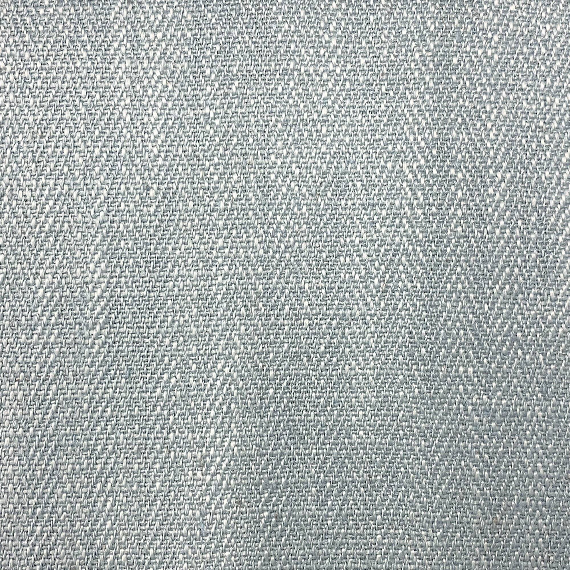 Fedora fabric in color Steel showcasing fabric chevron linen blend drapery & curtain fabric.