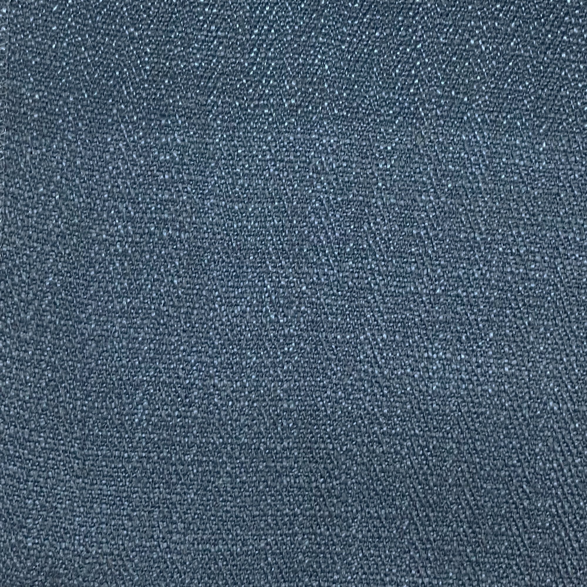 Fedora fabric in color Denim showcasing fabric chevron linen blend drapery & curtain fabric.