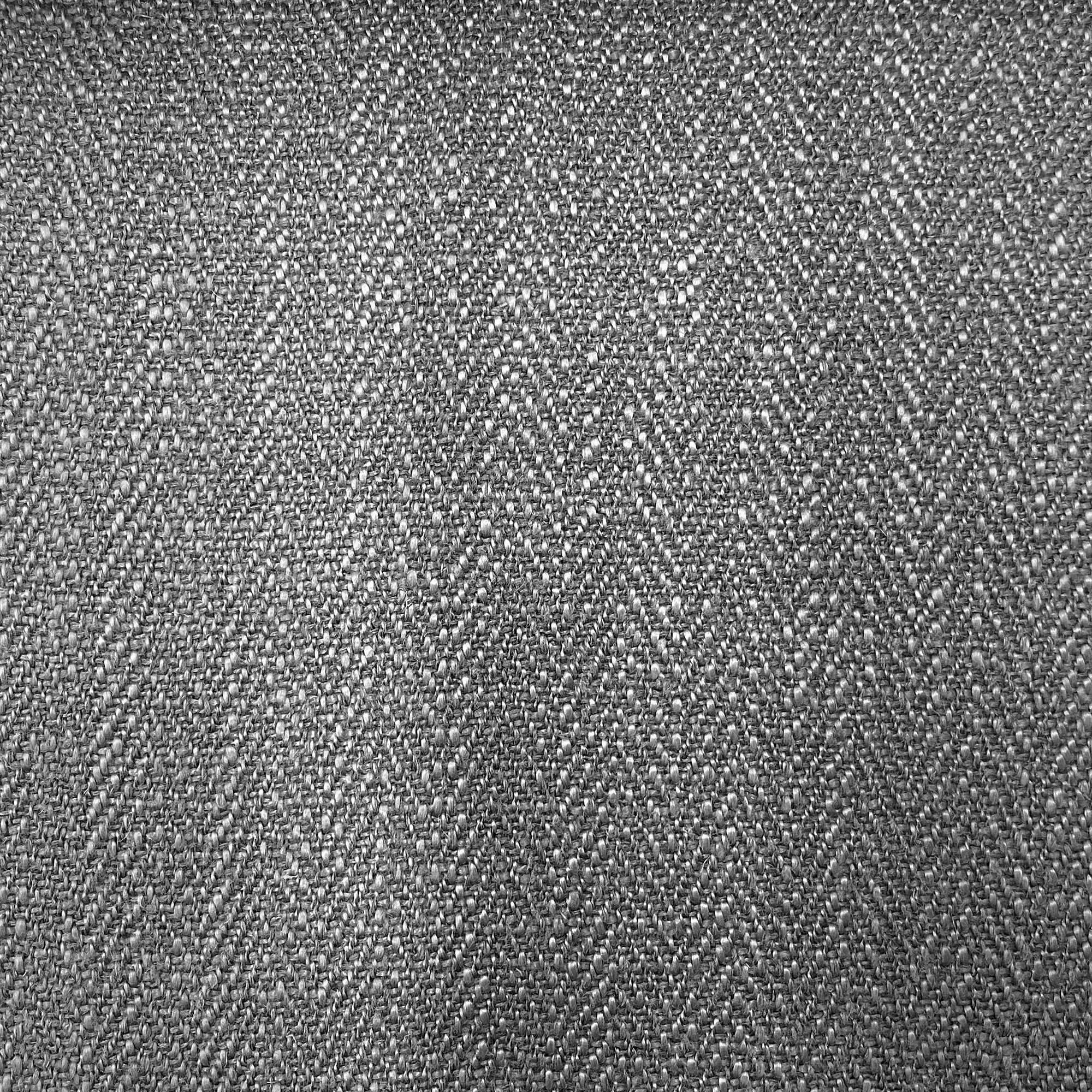 Fedora fabric in color Gray showcasing fabric chevron linen blend drapery & curtain fabric.
