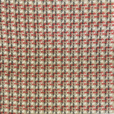 Galvan fabric in color Coral showcasing fabric square woven chenille with metallic yarn upholstery fabric.