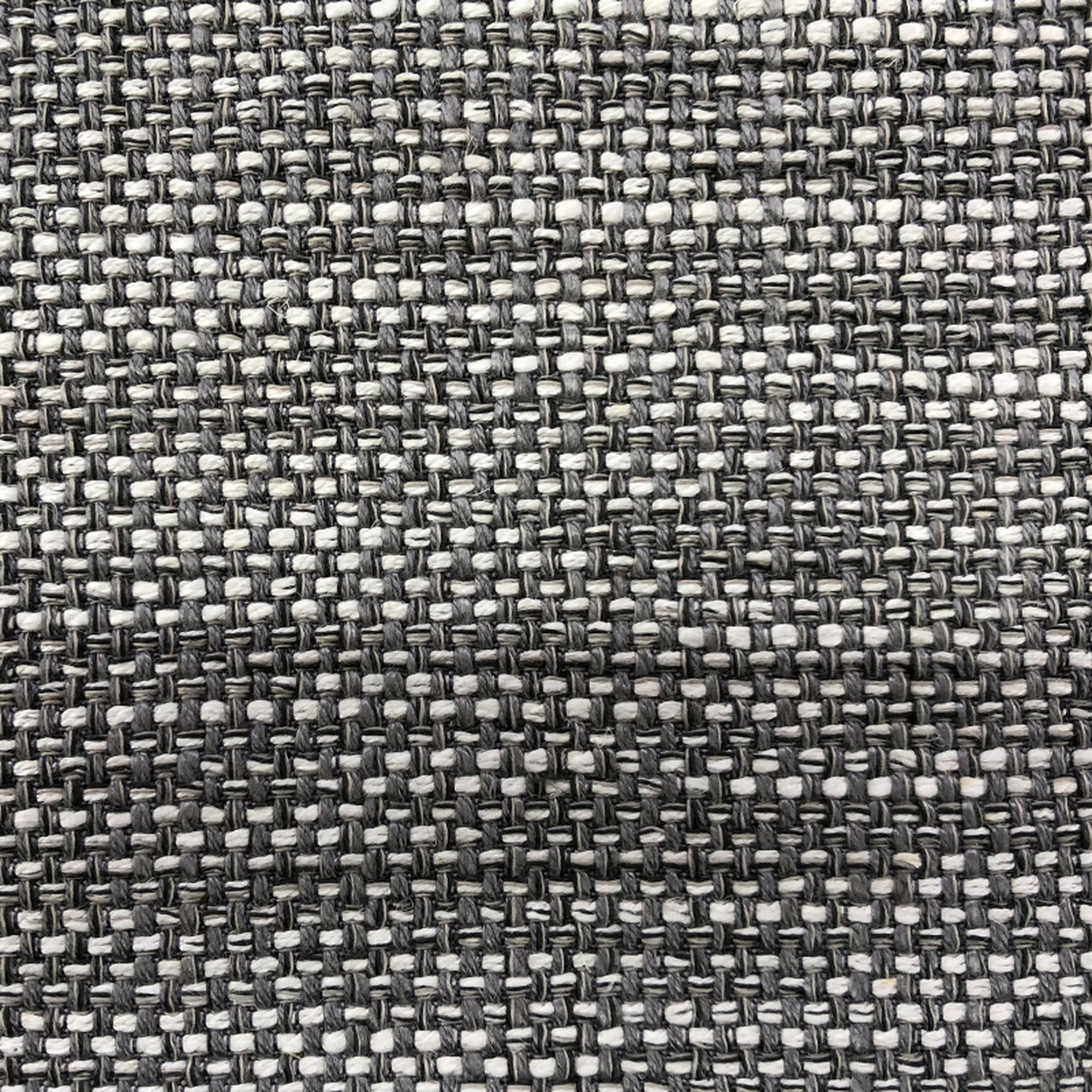 Gelina fabric in color Gray showcasing fabric textured solid linen blend upholstery fabric.