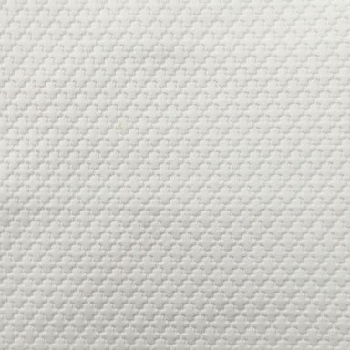 Geo fabric in color White showcasing fabric embossed geometric design upholstery fabric & drapery & curtain fabric.