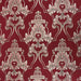 Giovani fabric in color Crimson showcasing fabric elegant traditional damask drapery & curtain fabric.