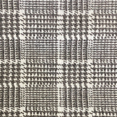 Jace fabric in color Flax showcasing fabric houndstooth square chenille upholstery fabric & drapery & curtain fabric.