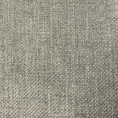 Jayden fabric in color Silver showcasing fabric textured solid chenille w/ backing upholstery fabric.