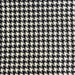 Jonah fabric in color Black showcasing fabric houndstooth linen look upholstery fabric & drapery & curtain fabric.
