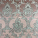 Katherine fabric in color Blush showcasing fabric textured damask faux silk drapery & curtain fabric & table linen fabric.