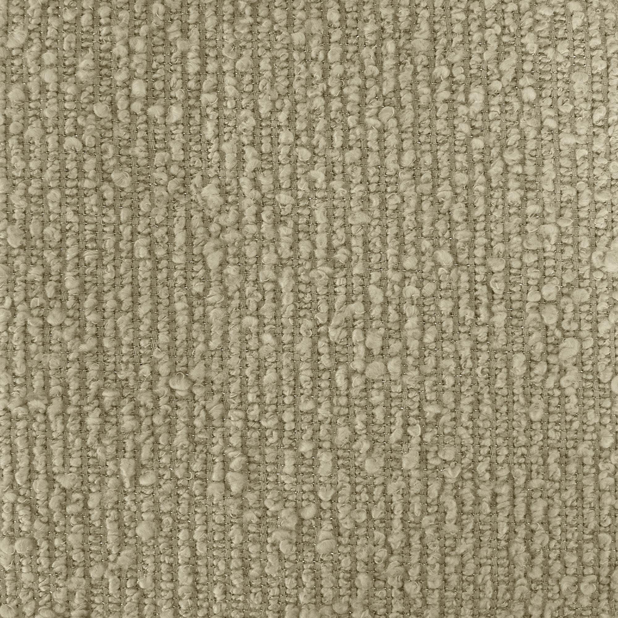 Komodo fabric in color Natural showcasing fabric textured linen look boucle w/ metallic upholstery fabric.