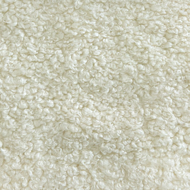 Kova fabric in color Ivory showcasing fabric sherpa boucle fabric upholstery fabric.