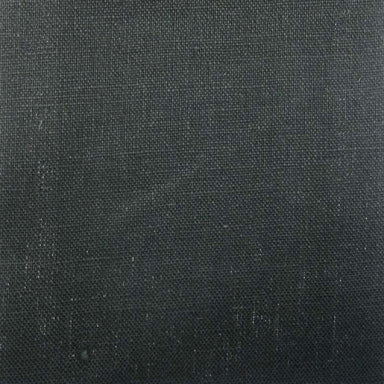 Lancaster fabric in color Black showcasing fabric solid 100% linen upholstery fabric & drapery & curtain fabric.