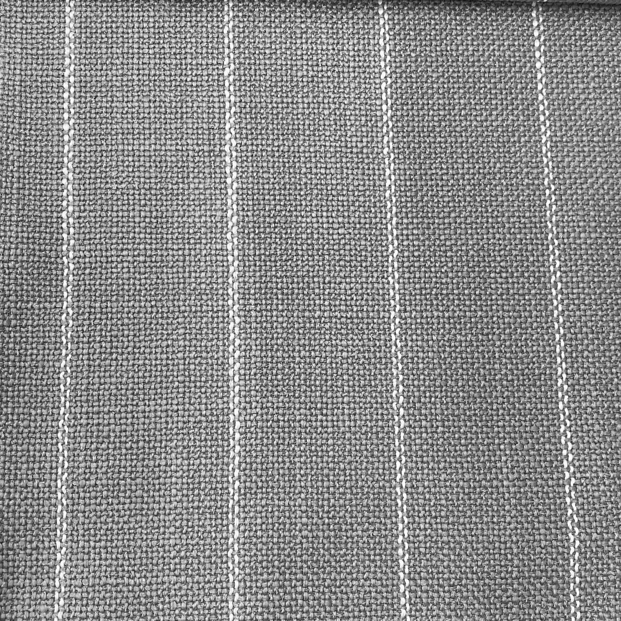 Lane fabric in color Gray showcasing fabric striped linen blend upholstery fabric.