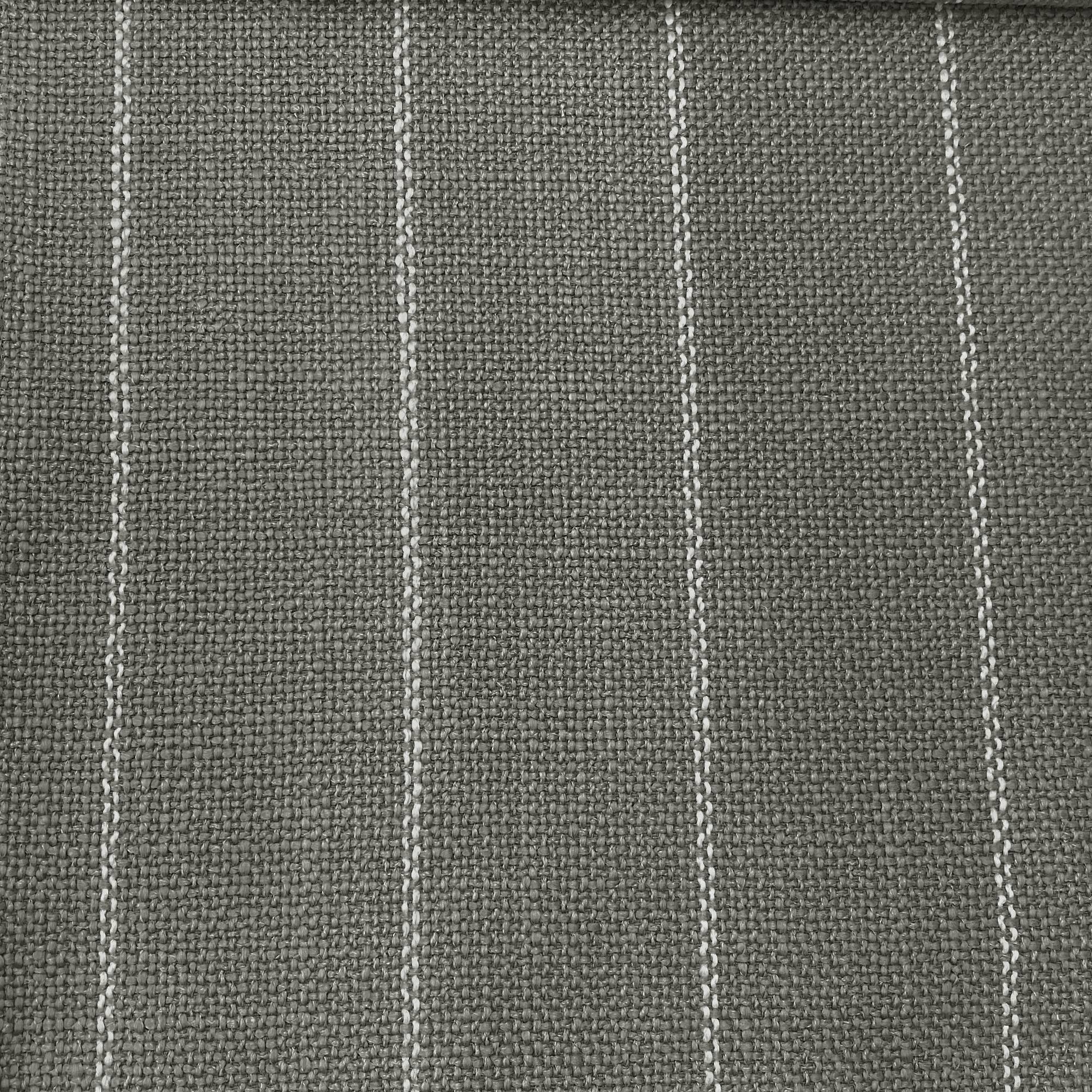 Lane fabric in color Charcoal showcasing fabric striped linen blend upholstery fabric.