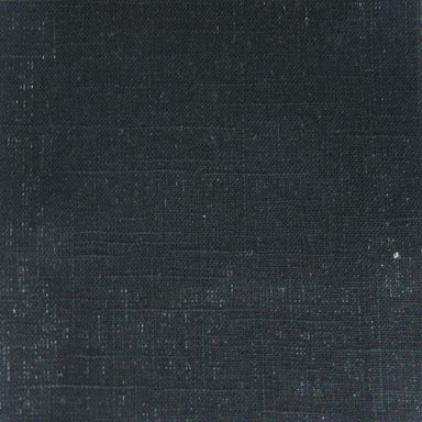 Leeds fabric in color Black showcasing fabric solid linen blend upholstery fabric & drapery & curtain fabric.