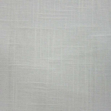 Leeds fabric in color White showcasing fabric solid linen blend upholstery fabric & drapery & curtain fabric.
