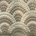 Lennix fabric in color Bronze showcasing fabric scallop multi-color cut velvet upholstery fabric.