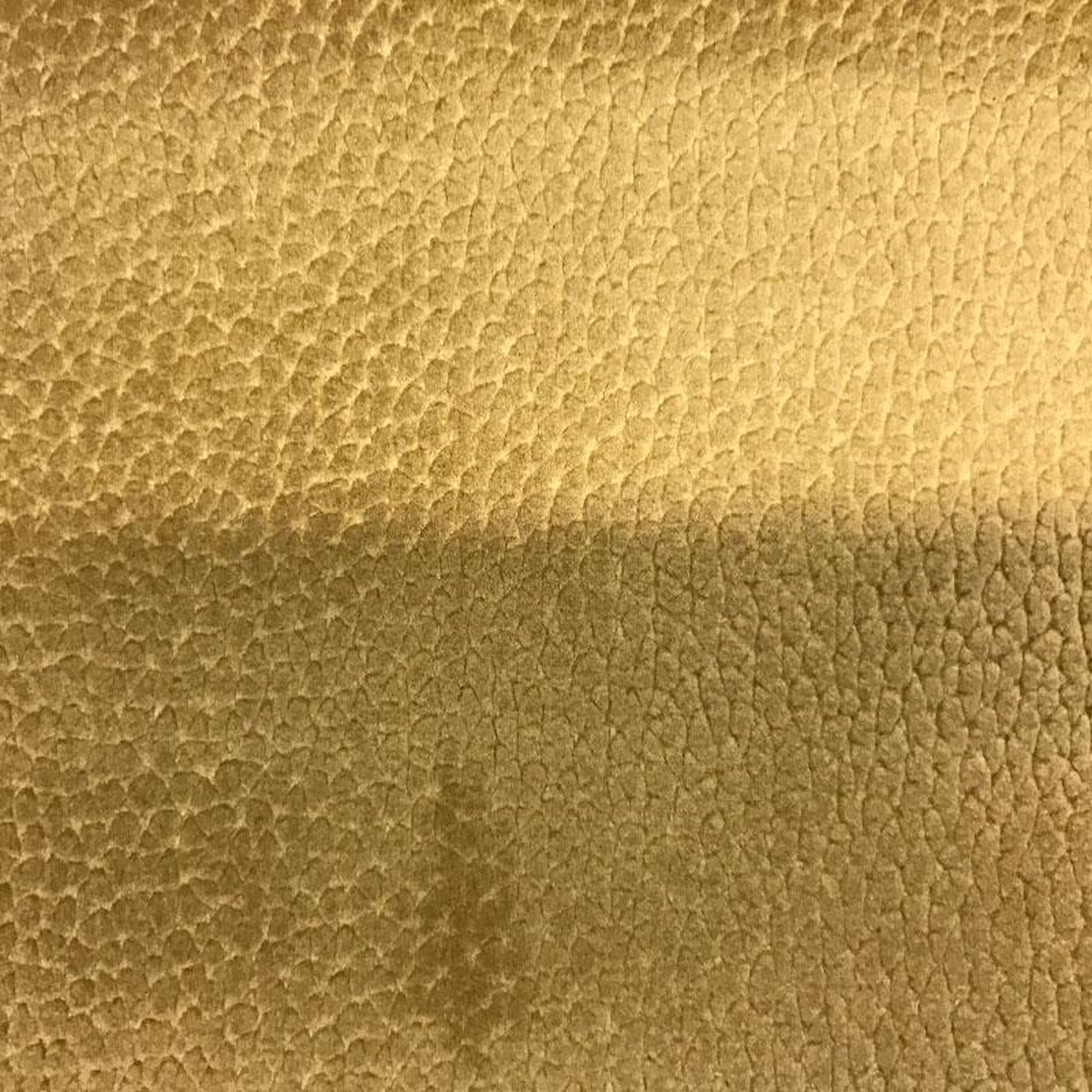 Liam fabric in color Tan showcasing fabric shiny animal skin cut velvet upholstery fabric & drapery & curtain fabric.