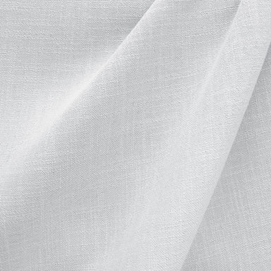 Linati fabric in color White showcasing fabric solid linen look upholstery fabric & drapery & curtain fabric & table linen fabric.