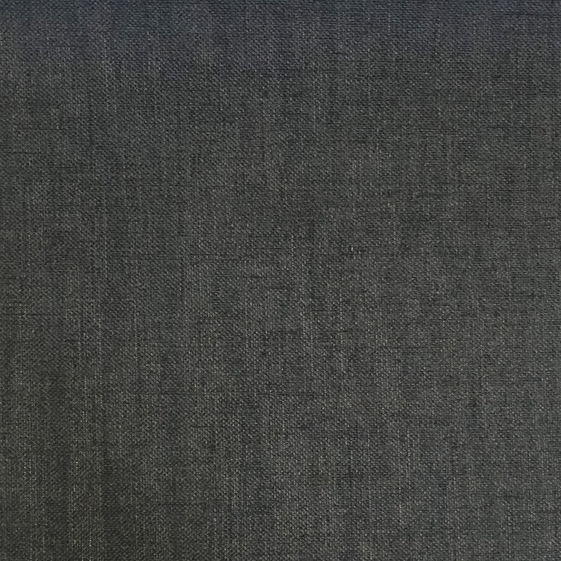 Linnea fabric in color Black showcasing fabric solid textured w/ backing upholstery fabric & drapery & curtain fabric.