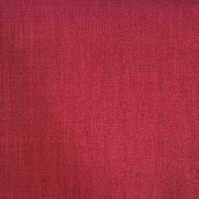 Linnea fabric in color Red showcasing fabric solid textured w/ backing upholstery fabric & drapery & curtain fabric.