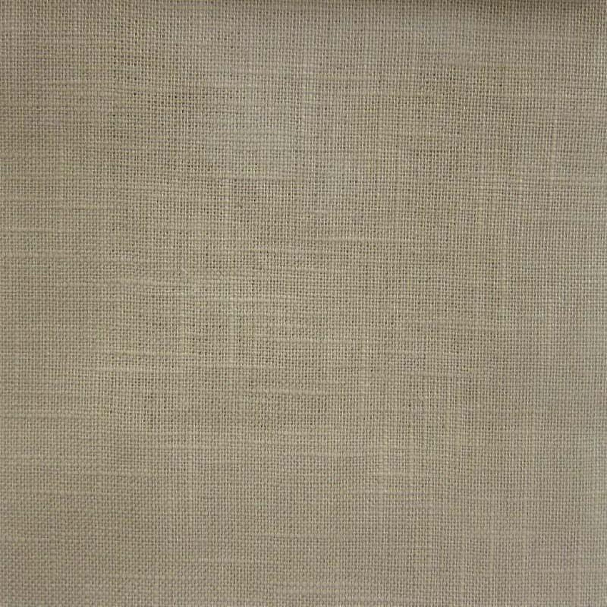 Logan fabric in color Latte showcasing fabric solid 100% linen upholstery fabric & drapery & curtain fabric.