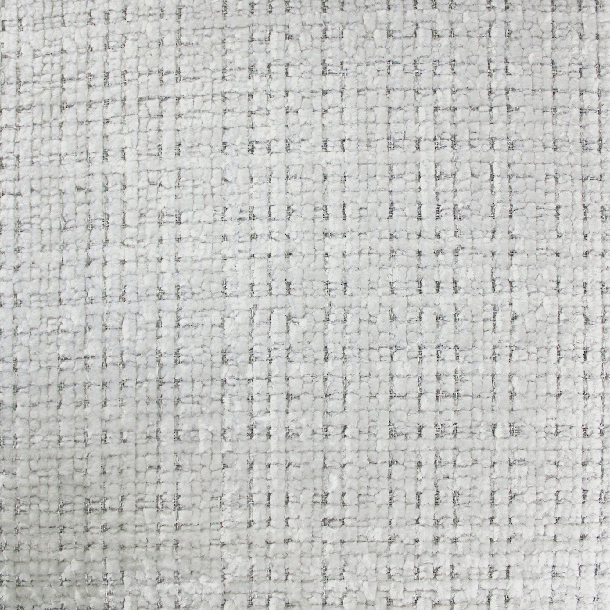 Luther fabric in color Pewter showcasing fabric solid woven chenille upholstery fabric.