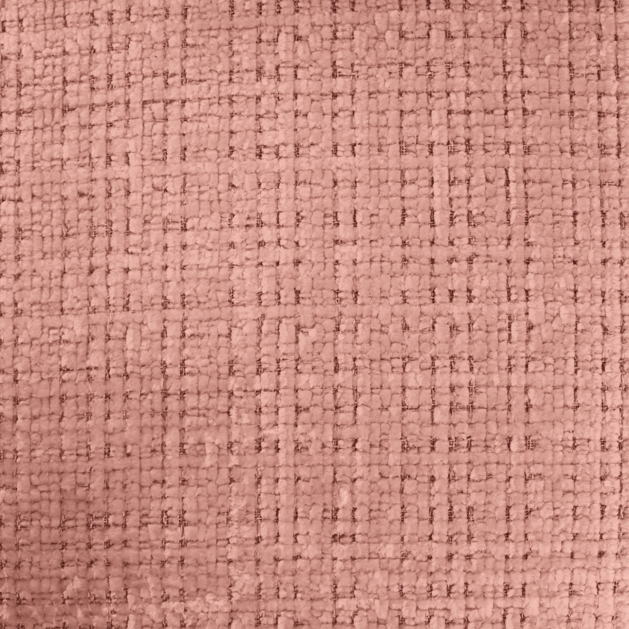 Luther fabric in color Rose showcasing fabric solid woven chenille upholstery fabric.