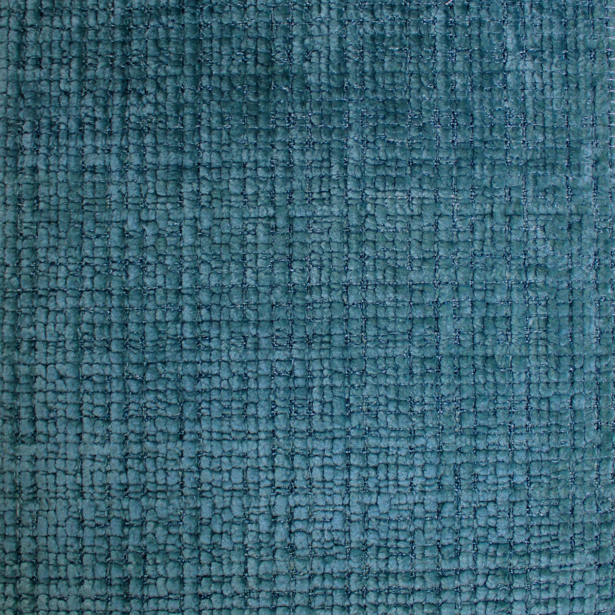 Luther fabric in color Turquoise showcasing fabric solid woven chenille upholstery fabric.