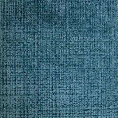 Luther fabric in color Turquoise showcasing fabric solid woven chenille upholstery fabric.