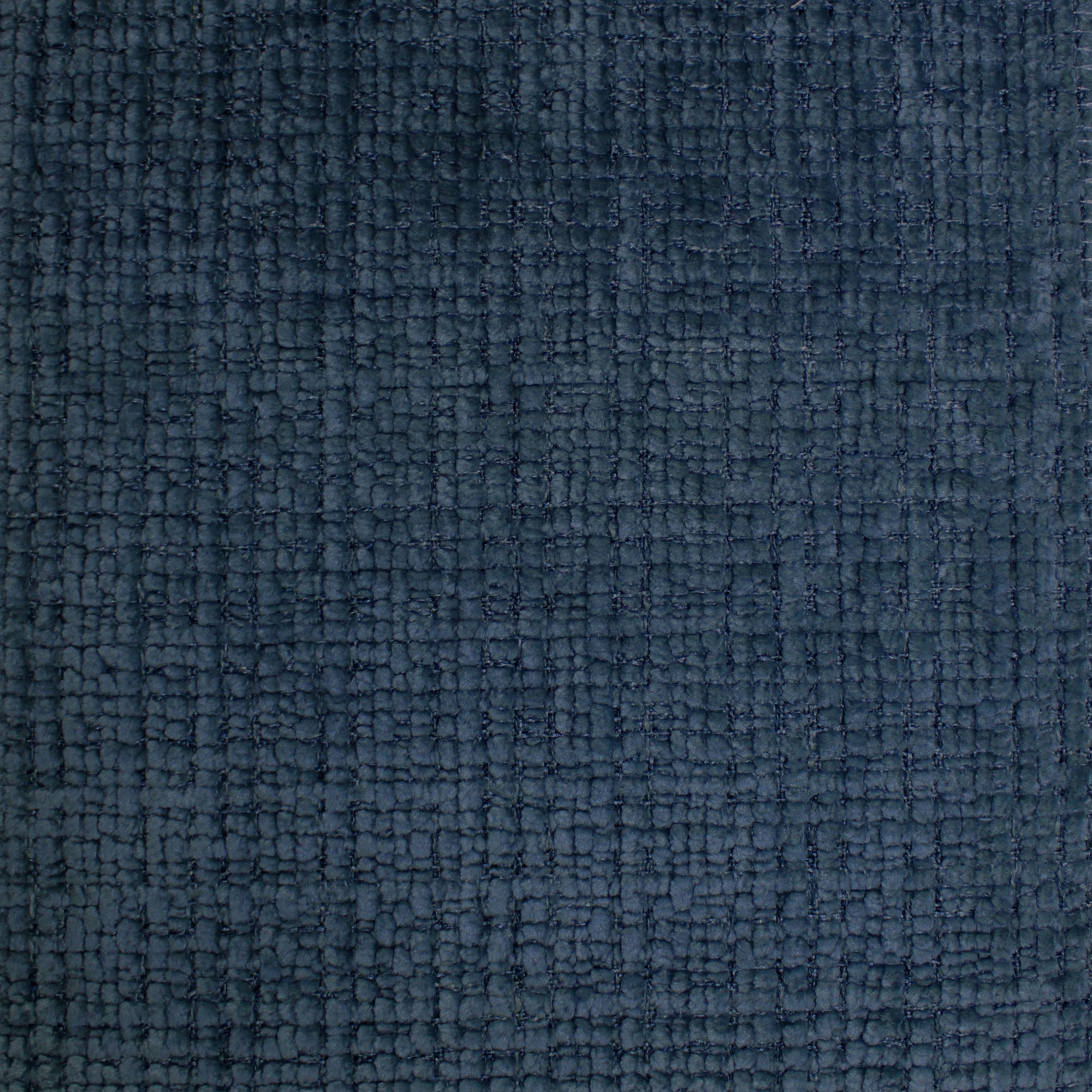 Luther fabric in color Navy showcasing fabric solid woven chenille upholstery fabric.