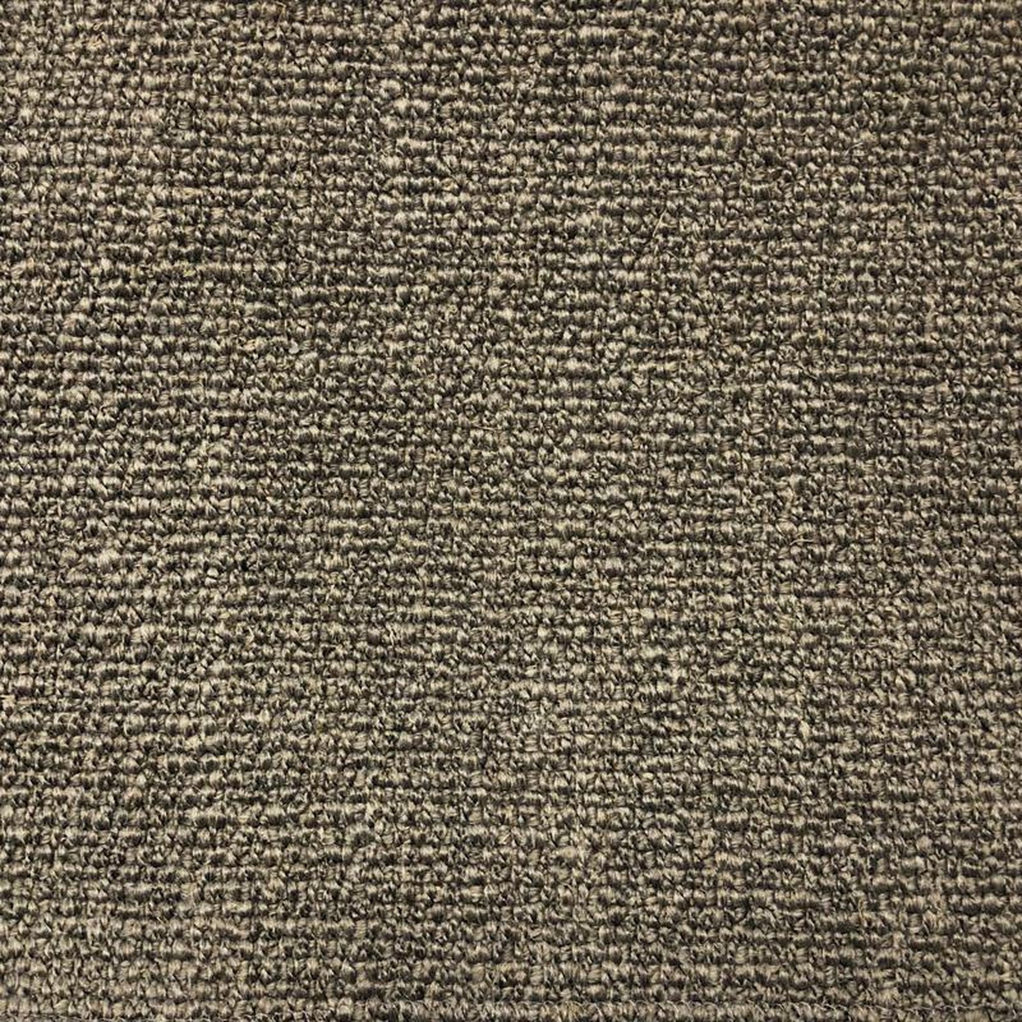 Madeo fabric in color Stone showcasing fabric solid linen blend upholstery fabric.