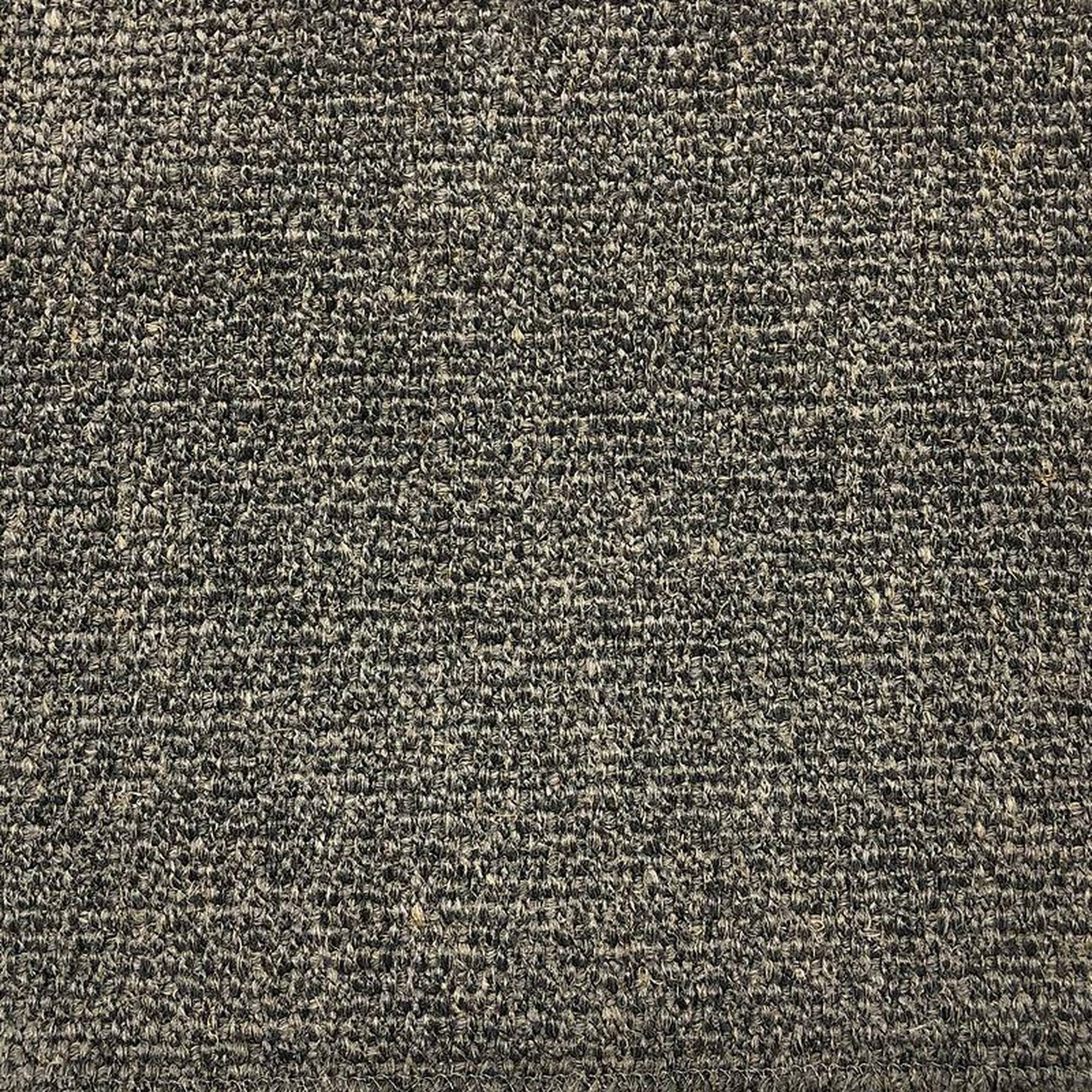 Madeo fabric in color Charcoal showcasing fabric solid linen blend upholstery fabric.