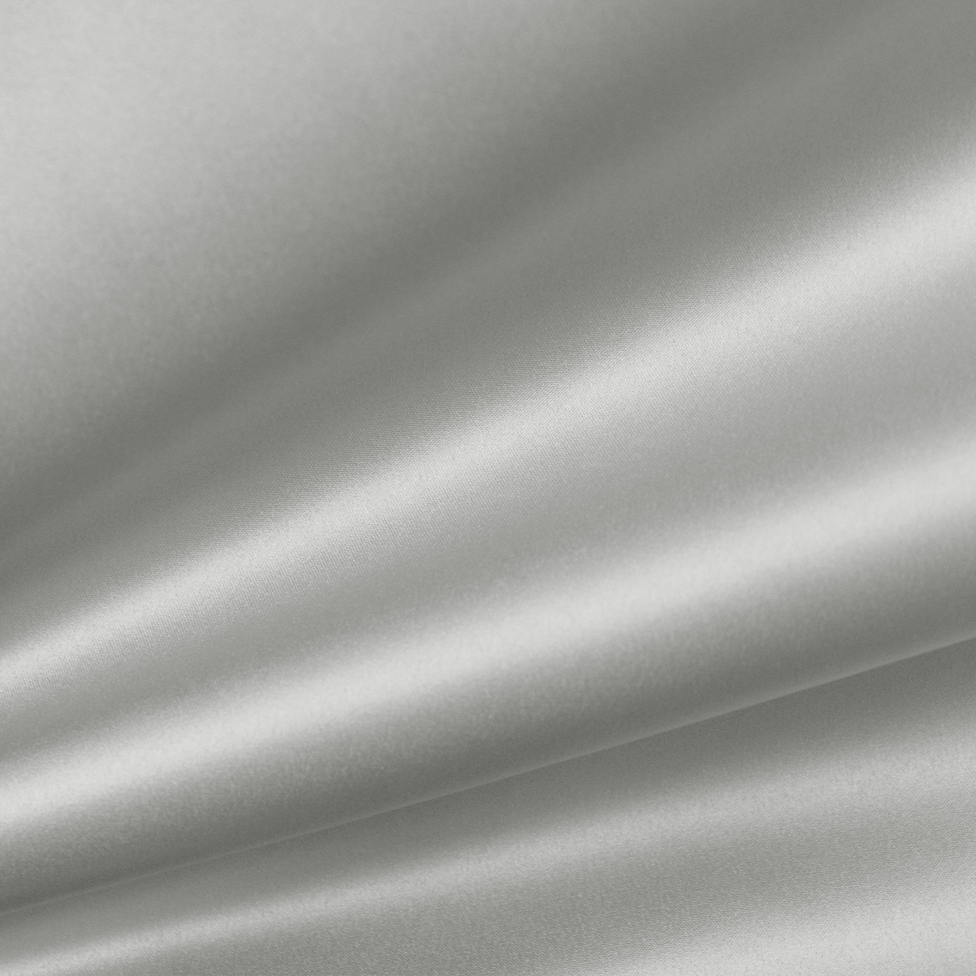 Mason fabric in color Silver showcasing fabric double width solid satin faux silk drapery & curtain fabric & table linen fabric.