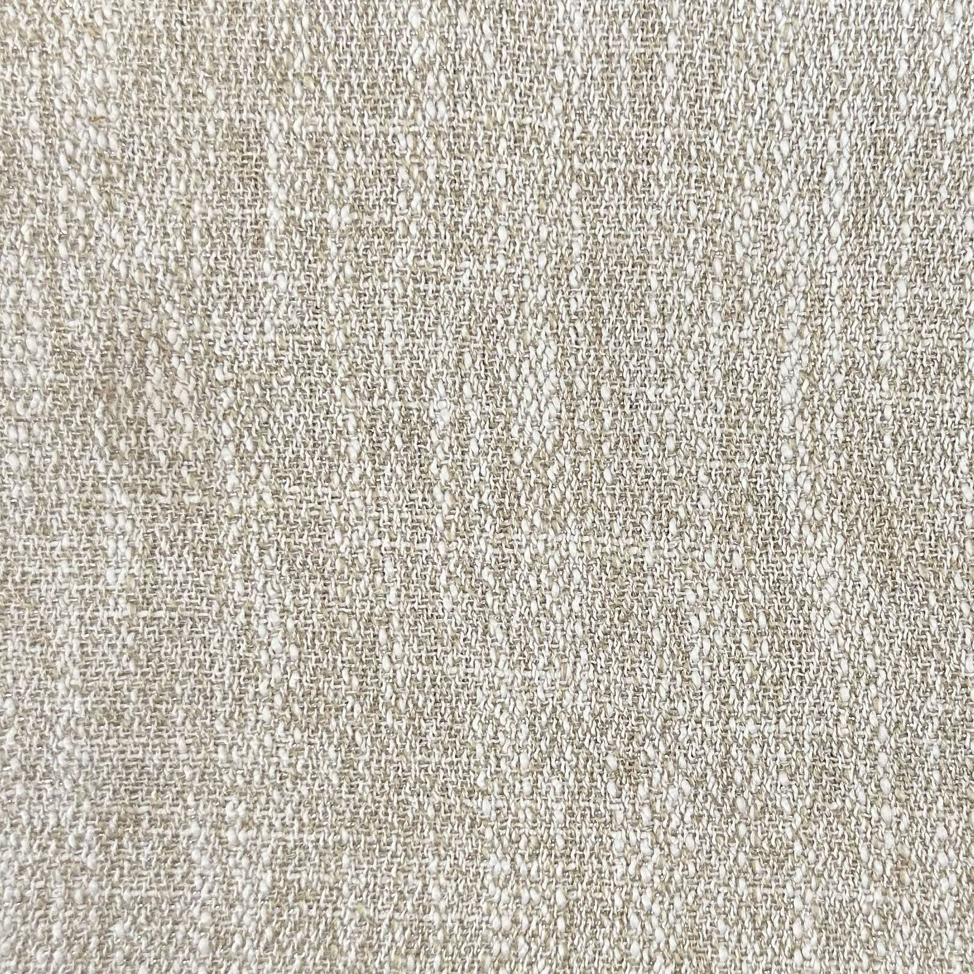 Metallica fabric in color Natural showcasing fabric solid linen look drapery & curtain fabric.