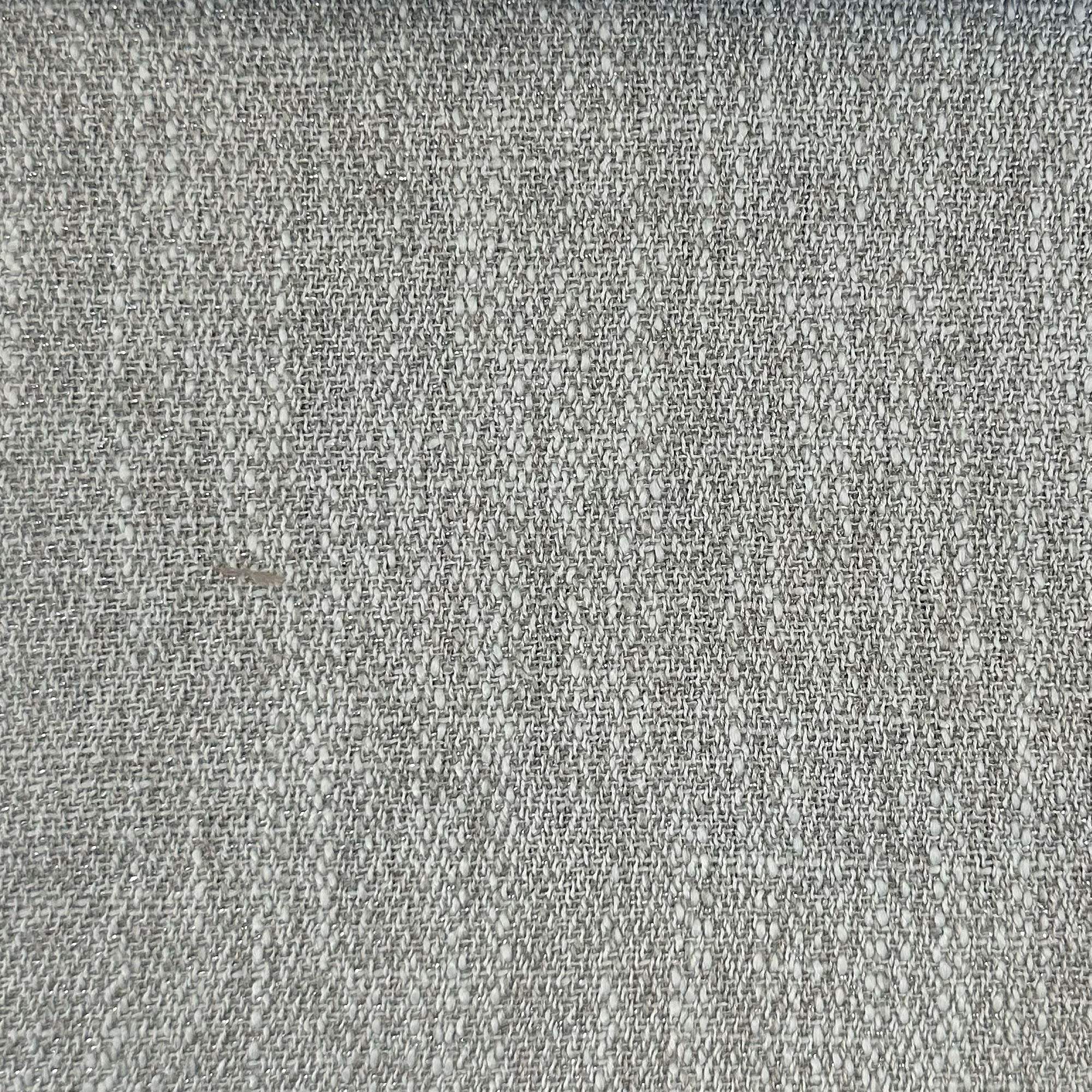 Metallica fabric in color Pewter showcasing fabric solid linen look drapery & curtain fabric.